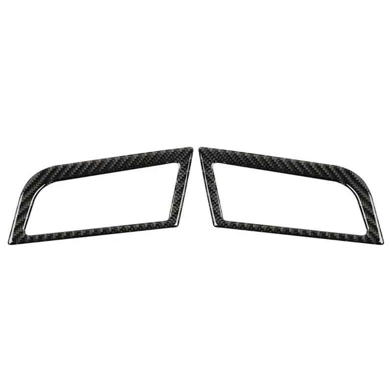 Dekor Panel Trim Innen Für Ford Für Mustang GT 2015-2021 Kohlefaser Auto-Armaturenbrett Links Und Rechts Lüftungsschlitze Zieraufkleber Rahmen Auto-Innenausstattung Auto Abdeckung Trim Cover von LORSKRD