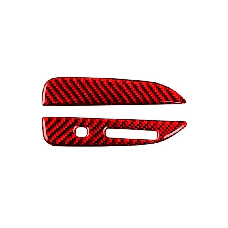 Dekor Panel Trim Innen Für Ford Für Mustang GT 2015-2021 Zubehör Carbon Fiber Innenausstattung Auto Getriebe Shift Box Panel Abdeckung Zierrahmen Dekorative Kit Aufkleber Auto Abdeckung Trim Cover von LORSKRD