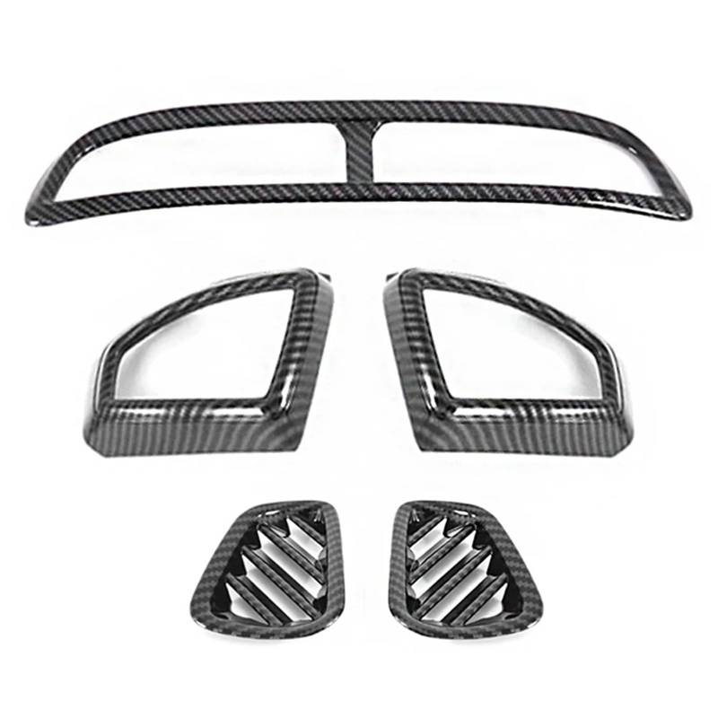 Dekor Panel Trim Innen Für Hyundai Für Tucson 2015 2016 2017 2018 2019 2020 5 Stücke Kohlefaser Konsole Armaturenbrett Luftauslass Abdeckung Verkleidung Auto Dekor Auto Abdeckung Trim Cover von LORSKRD