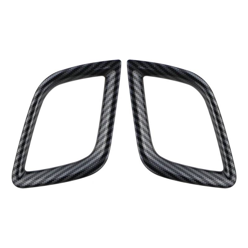 Dekor Panel Trim Innen Für Isuzu Für Dmax Für D-max 2021 2022 2023 2-teilige Auto-Front-Luftauslassabdeckung Klimaanlage AC-Entlüftungsaufkleber Verkleidung Innenzubehör Auto Abdeckung Trim Cover von LORSKRD