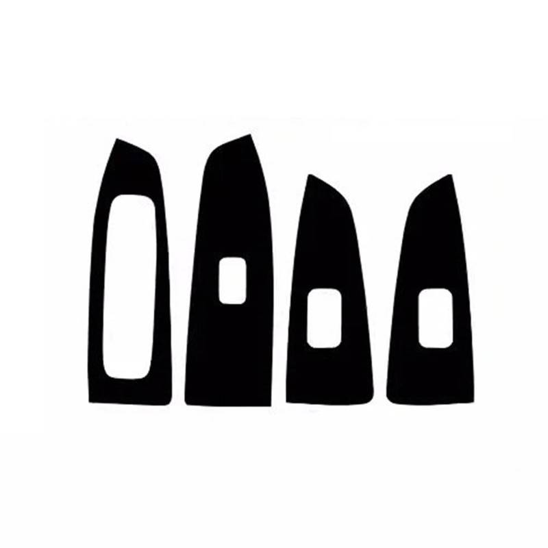 Dekor Panel Trim Innen Für KIA Für K3 2019 2020 2021 2022 Auto-Styling Schwarz Carbon Fiber Aufkleber Auto Fensterheber-Taste Schalter Panel Abdeckung Trim Aufkleber Auto Abdeckung Trim Cover von LORSKRD