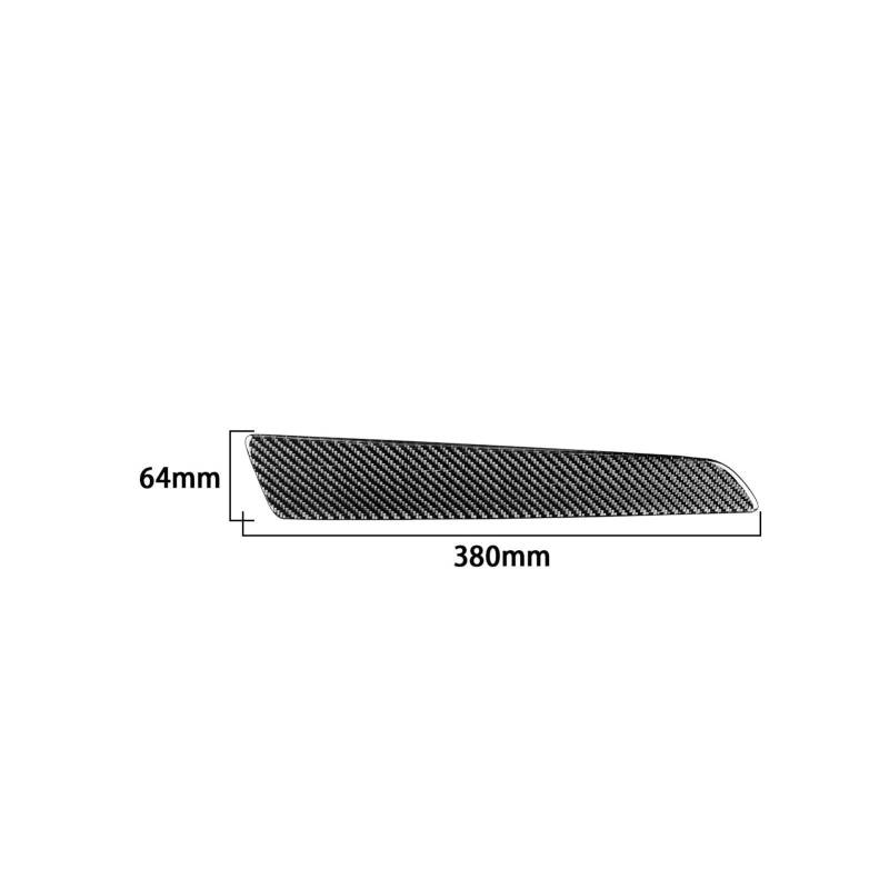 Dekor Panel Trim Innen Für Q3 2013-2018 Car Co-Pilot Frontplatte Dekoration Abdeckung Aufkleber Aufkleber Auto Innenzubehör Real Carbon Faser Auto Abdeckung Trim Cover von LORSKRD