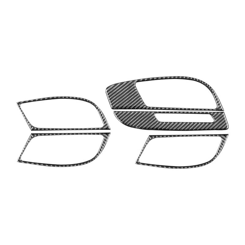 Dekor Panel Trim Innen Für Q7 2007 2008 2009 2010 2011 2012-2015 Autozubehör Carbon Fiber Innenausstattung Auto Türgriff Dekorative Aufkleber Abdeckung Zierrahmen Schutz Auto Abdeckung Trim Cover von LORSKRD
