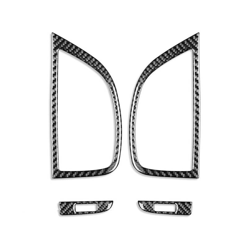 Dekor Panel Trim Innen Für Q7 2007-2015 Zubehör Carbon Fiber Innenausstattung Auto Armaturenbrett Links Und Rechts Lüftungsschlitze Decora Aufkleber Abdeckung Zierrahmen Auto Abdeckung Trim Cover von LORSKRD