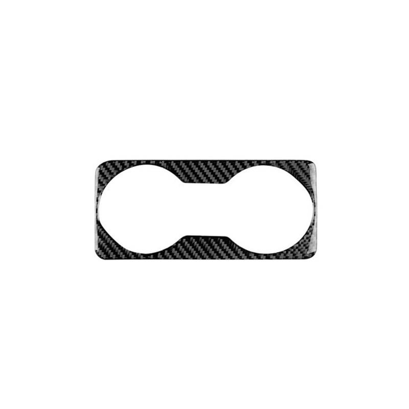 Dekor Panel Trim Innen Für Seat Für Leon 2013 2014 2015 LHD RHD Aufkleber Aus Echter Weicher Kohlefaser Auto-Getriebe-Getränkehalter-Rahmenverkleidung, Innenausstattung Auto Abdeckung Trim Cover von LORSKRD