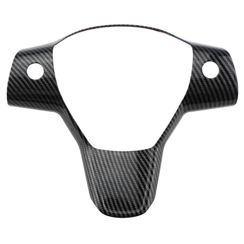 Dekor Panel Trim Innen Für Tesla Für Modell 3 Für Modell Für Y 2019-2022 Carbon Fiber Auto Lenkrad Tasten Panel Aufkleber Trim Abdeckung Zubehör Auto Abdeckung Trim Cover von LORSKRD