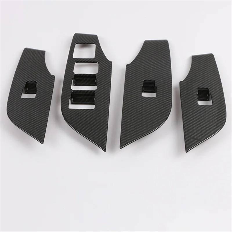 Dekor Panel Trim Innen Für Toyota Für RAV4 Für RAV 4 XA50 2019 2020 2021 2022 Autofensterheberschalter Zierrahmen Armlehnenknopf Panel Aufkleber Zubehör Auto Abdeckung Trim Cover von LORSKRD