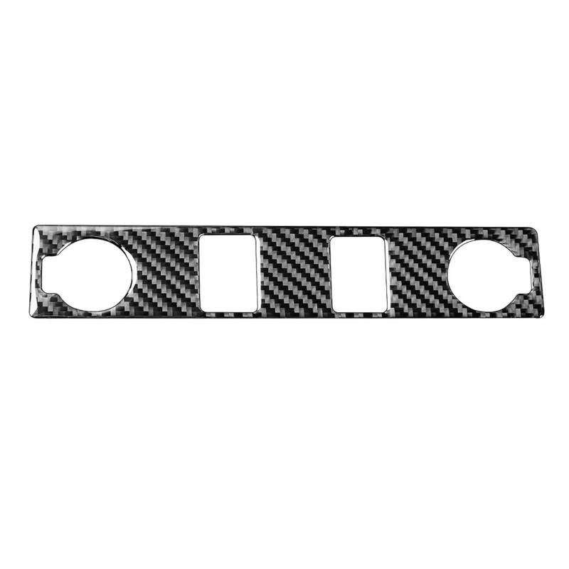 Dekor Panel Trim Innen Für Toyota Für Tundra 2014-2021 Carbon Fiber Look Zigarettenanzünder Panel Abdeckung Trim Aufkleber Auto Zubehör Auto Abdeckung Trim Cover von LORSKRD