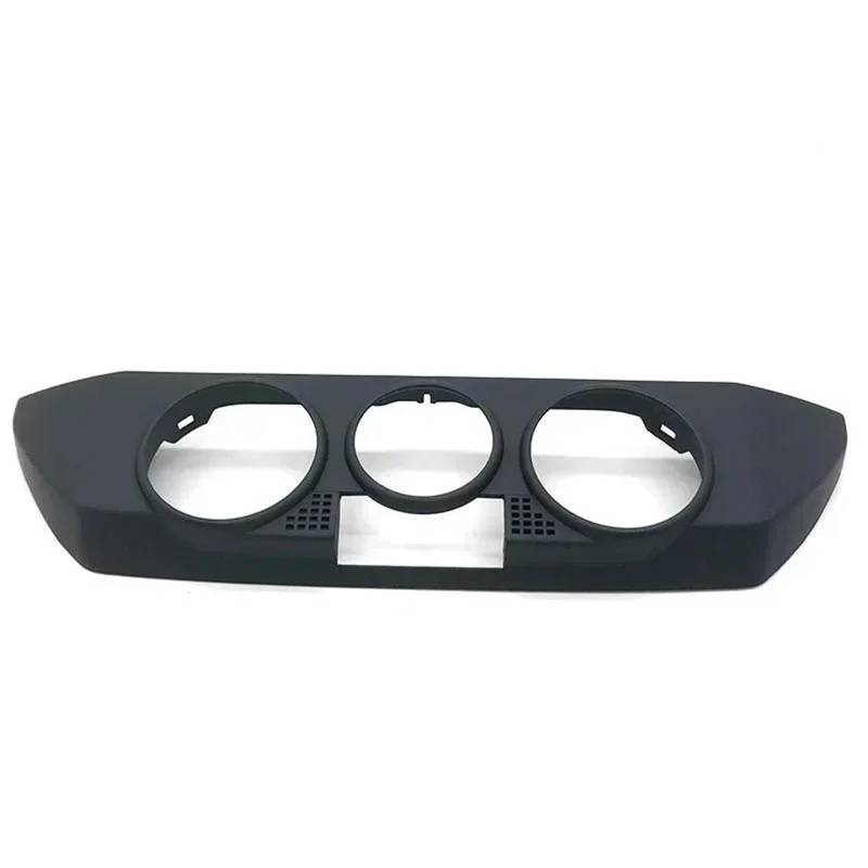 Dekor Panel Trim Innen Für VW Für Polo 9N 2002-2010 Auto Schwarz Front Dashboard AC Heizung Bedienfeld Trim Abdeckung Kappe 6Q0820075C 1QA Auto Abdeckung Trim Cover von LORSKRD