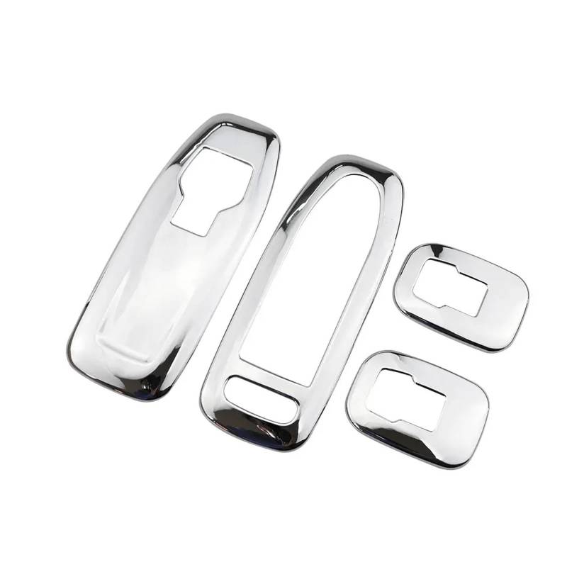 Interior Decor Zubehör Auto Fensterheber Schalter Panel Abdeckung Für Peugeot 2008 2014 2015 2016 2017 2018 2019 Trim Aufkleber ABS Chrom Zubehör Auto Dekoration Streifen(Silber) von LORSKRD