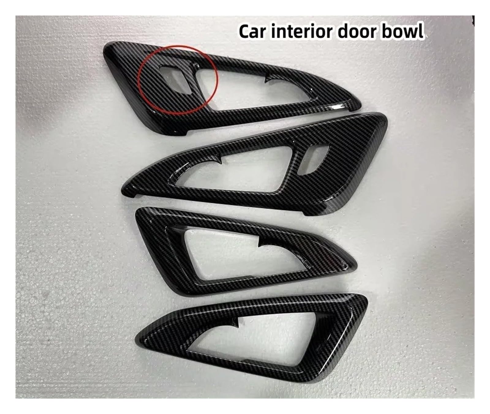 Interior Decor Zubehör Auto-Innenraum-Kohlefaser-Stil Dekorative Schalttafel Fensterheber-Knopftafel Für Chevrolet Für Malibu Für XL 2016 2017 2018 2009 2020 Auto Dekoration Streifen(13) von LORSKRD