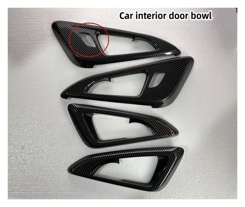 Interior Decor Zubehör Auto-Innenraum-Kohlefaser-Stil Dekorative Schalttafel Fensterheber-Knopftafel Für Chevrolet Für Malibu Für XL 2016 2017 2018 2009 2020 Auto Dekoration Streifen(13) von LORSKRD