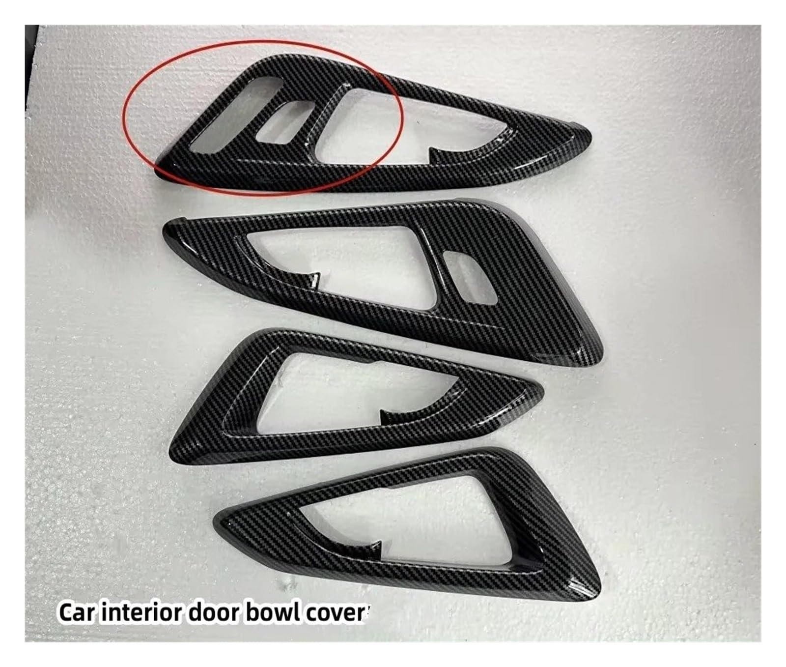 Interior Decor Zubehör Auto-Innenraum-Kohlefaser-Stil Dekorative Schalttafel Fensterheber-Knopftafel Für Chevrolet Für Malibu Für XL 2016 2017 2018 2009 2020 Auto Dekoration Streifen(14) von LORSKRD
