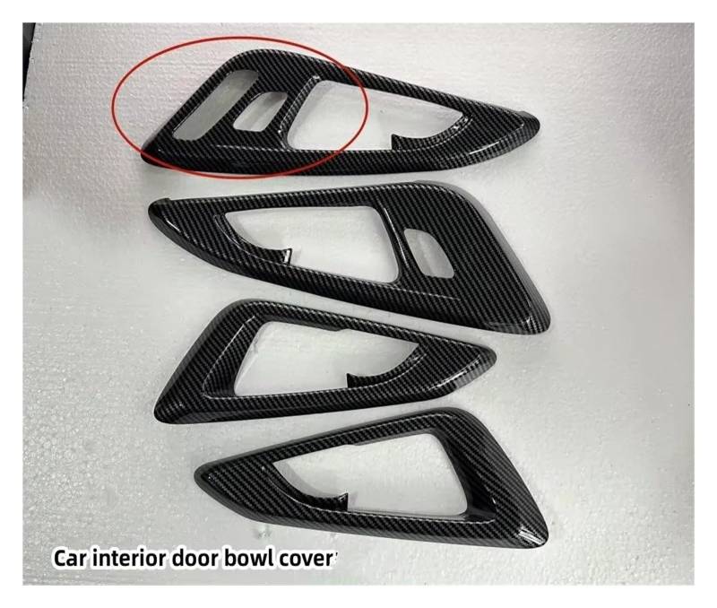 Interior Decor Zubehör Auto-Innenraum-Kohlefaser-Stil Dekorative Schalttafel Fensterheber-Knopftafel Für Chevrolet Für Malibu Für XL 2016 2017 2018 2009 2020 Auto Dekoration Streifen(14) von LORSKRD