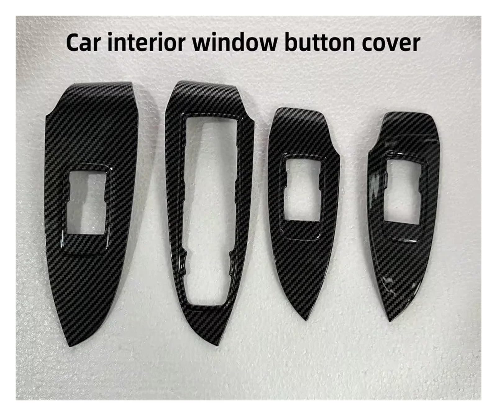 Interior Decor Zubehör Auto-Innenraum-Kohlefaser-Stil Dekorative Schalttafel Fensterheber-Knopftafel Für Chevrolet Für Malibu Für XL 2016 2017 2018 2009 2020 Auto Dekoration Streifen(15) von LORSKRD