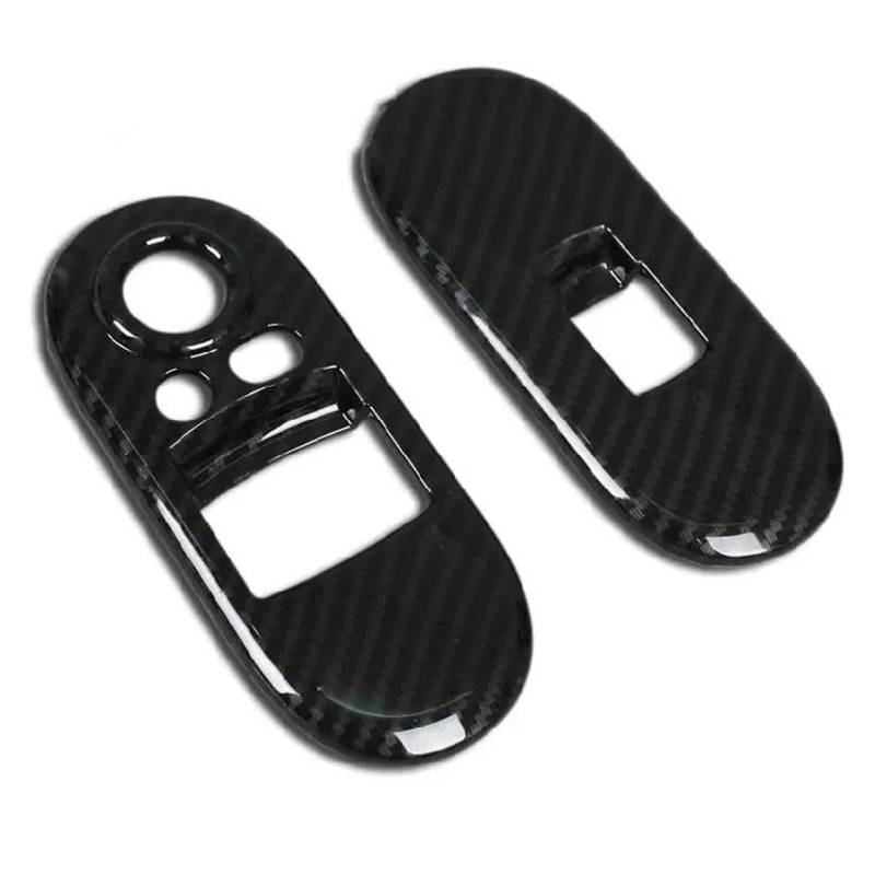 Interior Decor Zubehör Carbon Fiber Auto Fensterheber Schalter Bedienfeld Abdeckung Trim Für Mini Für Cooper Für F56 Für F56 Auto Innen Dekorative Zubehör Auto Dekoration Streifen von LORSKRD