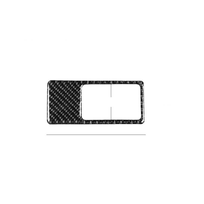 Interior Decor Zubehör Für Mazda Für CX-5 Für CX5 2017 2018 Scheinwerfer Schalter Taste Panel Abdeckung Trim Rahmen Aufkleber Auto Innen Zubehör Carbon Faser Auto Dekoration Streifen(Left-hand drive A von LORSKRD
