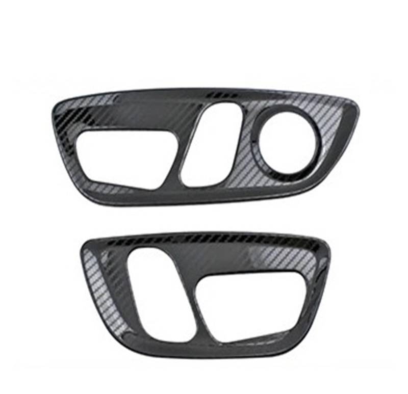 Interior Decor Zubehör Für Toyota Für RAV4 Für XA50 2019 2020 2021 2022 2023 2024 Für RAV 4 Auto Styling Trim Sitz Einstellung Knopf Taste Schalter Abdeckung Stick Auto Dekoration Streifen(Carbon) von LORSKRD