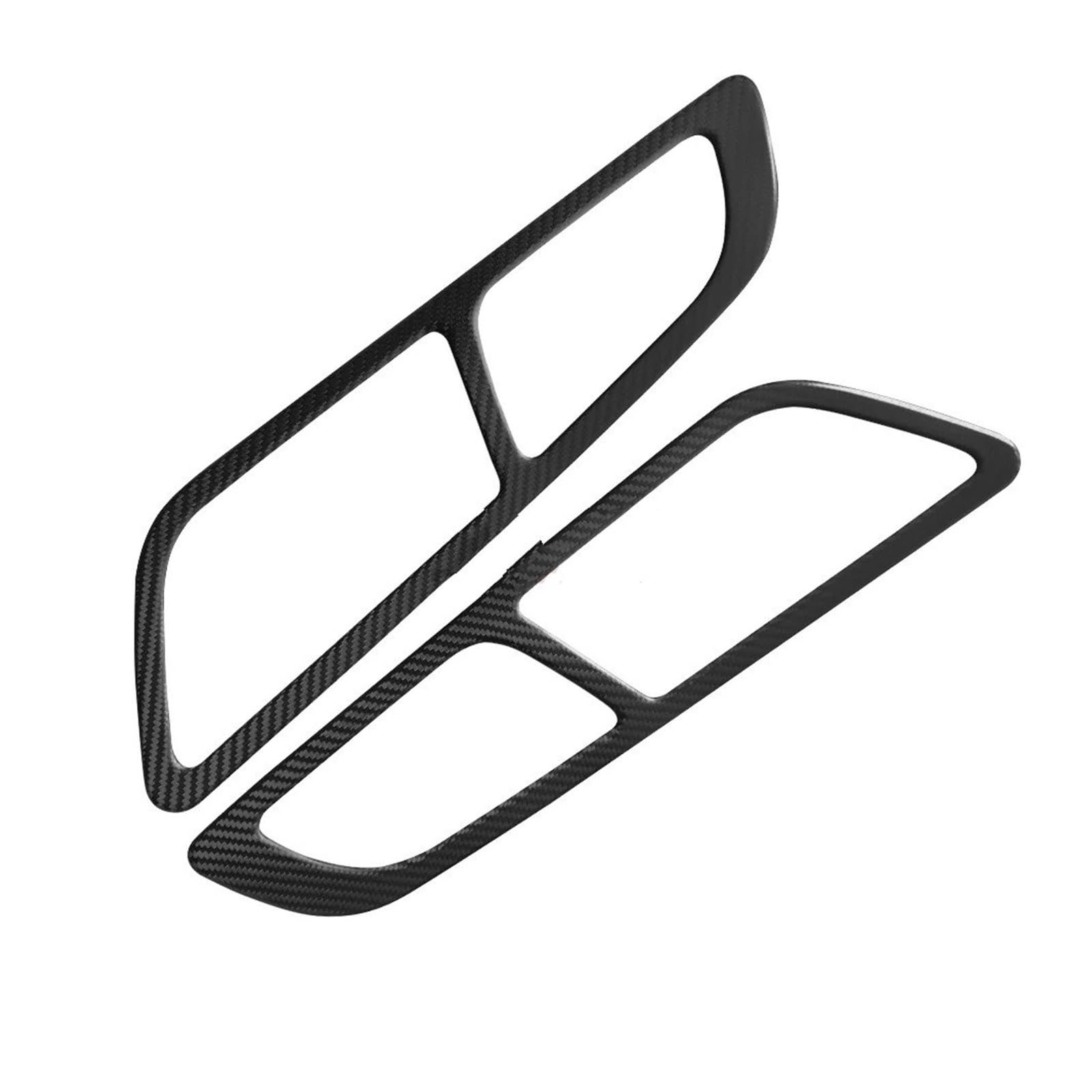 Interior Decor Zubehör Innen Carbon Faser Auto Innen Tür Griff Panel Rahmen Abdeckung Trim Für Benz Für AMG Für GT Für GTS Für GTR Für C190 Für R190 2015-2018 Auto Dekoration Streifen(Matte Carbon Fib von LORSKRD