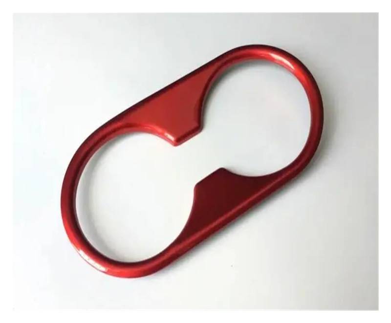 Interior Decor Zubehör Innere Trim Center Konsole Mitte Vorne Shift Tasse Getriebe Armlehne Box Rahmen Lagerung Für Mazda 2 Für Demio 2015 2016 2017 2018 2019 2020 Auto Dekoration Streifen(Rot) von LORSKRD