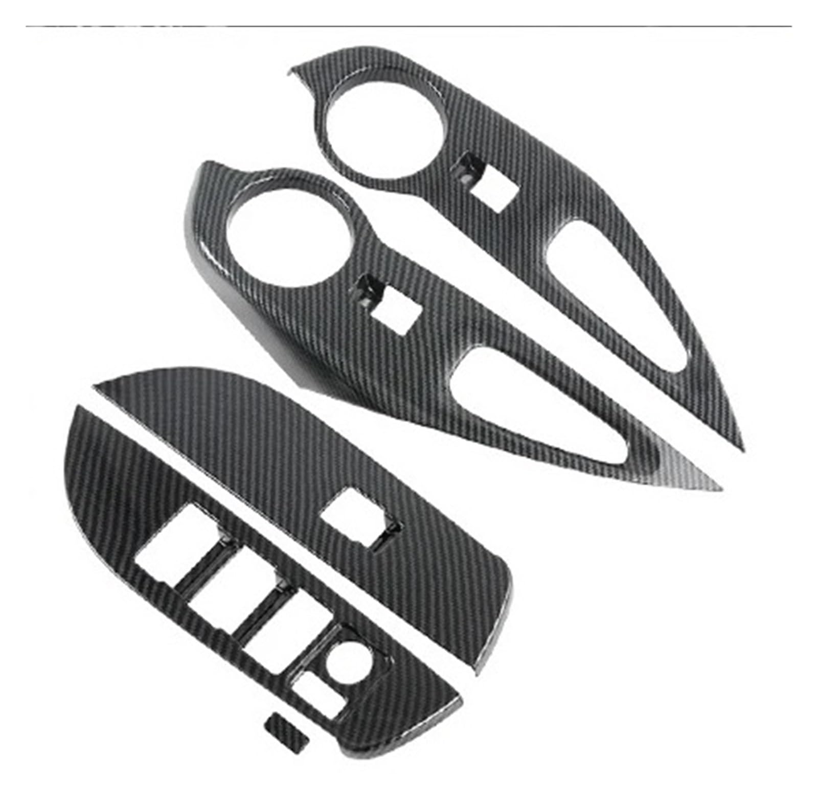Interior Decor Zubehör Tür Armlehne Panel Fenster Glas Heber Schalter Abdeckung Trim Für Toyota Für Corolla Für Kreuz Für XG10 2021 2022 2023 2024 Auto Zubehör Auto Dekoration Streifen(Lhd) von LORSKRD
