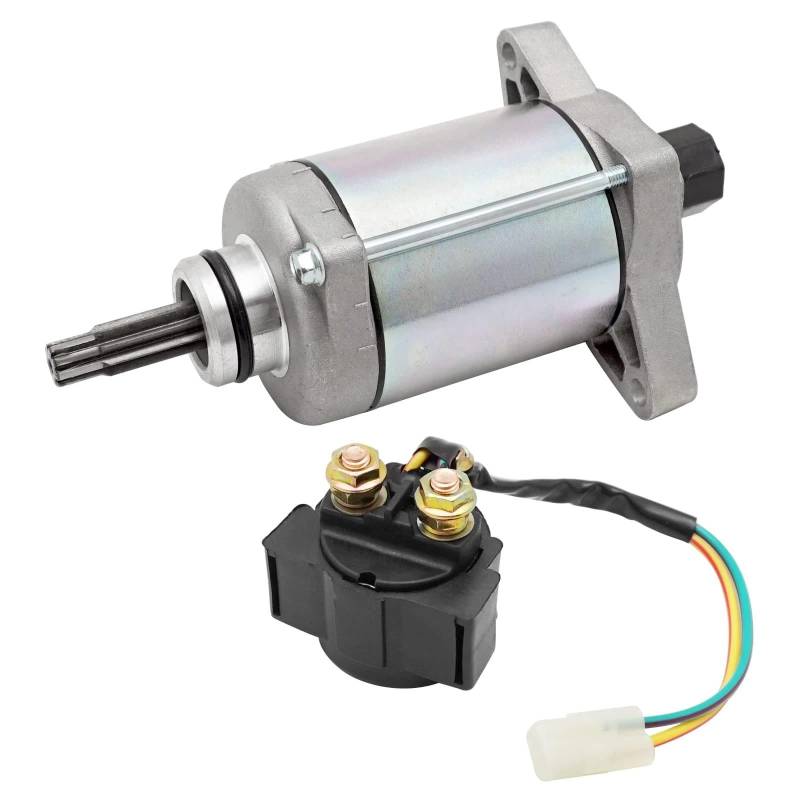 Starter Anlasser Für ATV Für Rancher 420 TRX420FA 2009-2014 TRX420FE TRX420FM 2007-2013 TRX420FPA Starter Motor Relais OEM 31200-HP5-601 35850-HP5-600 Anlasser Motor von LORSKRD
