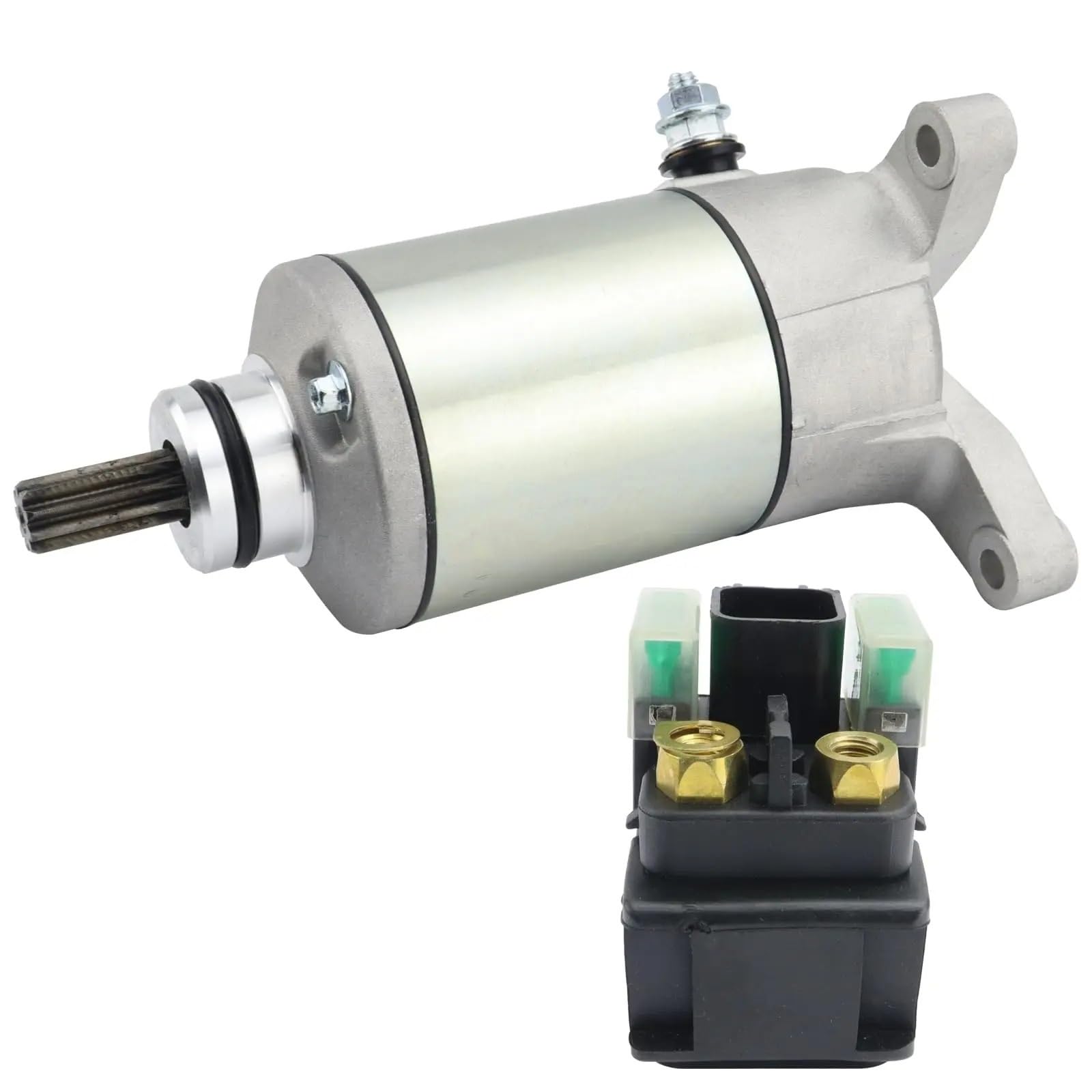 Starter Anlasser Für Suzuki Motorrad SV650 1999 2000 2001 2002, Starter Mit Relais 31100-19F00 31100-19F10 31100-48E00 Anlasser Motor Starter Anlasser Für Suzuki Motorrad SV650 1999 2000 2001 2002, Starter Mit Relais 31100-19F00 31100-19F10 31100-48E00 Anlasser Motor von LORSKRD