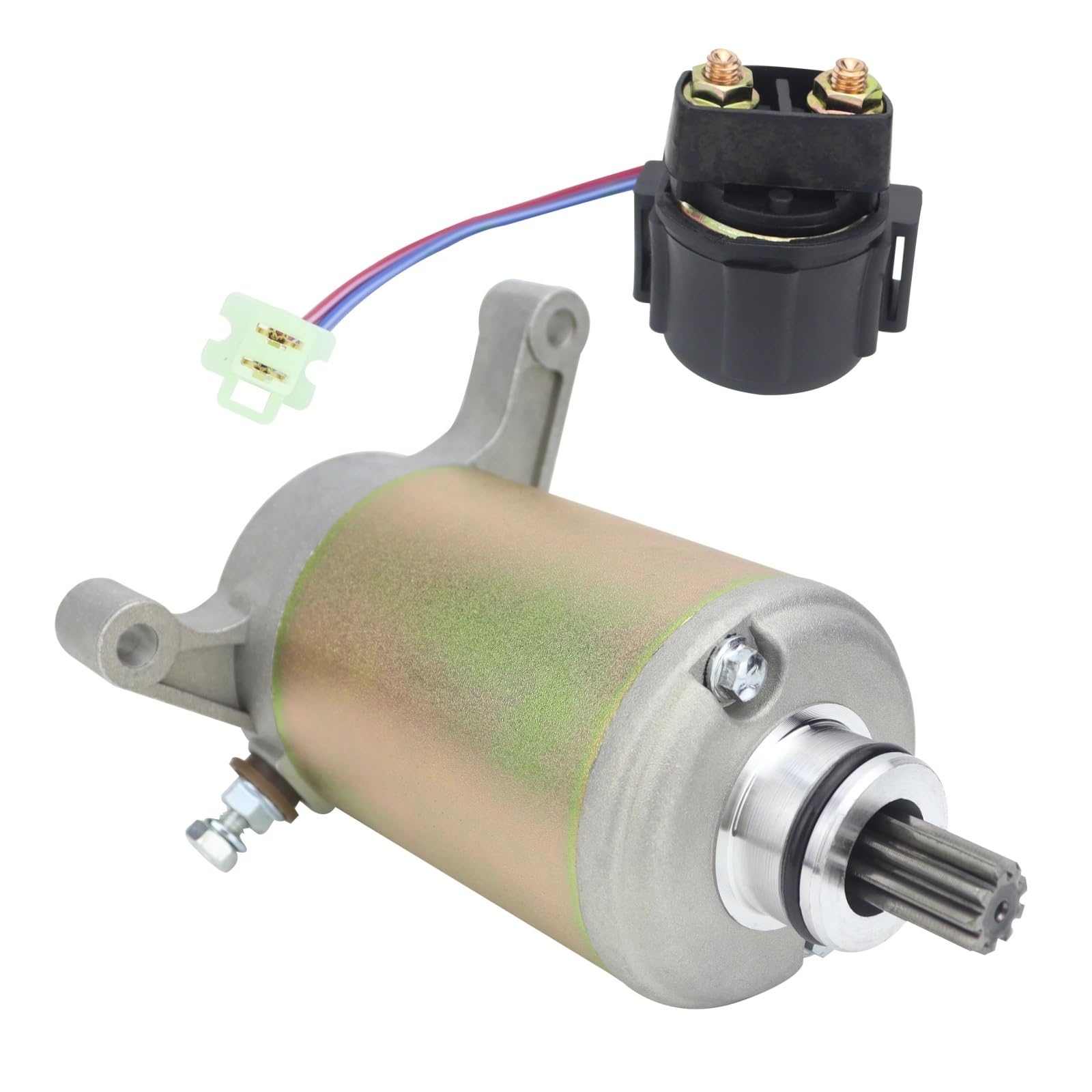Starter Anlasser Für YFM350 Für Warrior Moto Big Bear YFM 350 Für Raptor 350 Starter Motor & Relais 18756 1YW-81800-50 1UV-81800-50 128000-3760 Anlasser Motor Starter Anlasser Für YFM350 Für Warrior Moto Big Bear YFM 350 Für Raptor 350 Starter Motor & Relais 18756 1YW-81800-50 1UV-81800-50 128000-3760 Anlasser Motor von LORSKRD