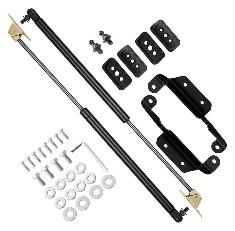 Unterstützung Hydraulikhebel Front Hood Lift Unterstützt Kit Assiste Hydraulische Stange Gas Aufgeladen Strut Shocks Für Jeep Für Wrangler Für JL Auto Zubehör Auto Refi Motorhauben Gasfeder von LORSKRD