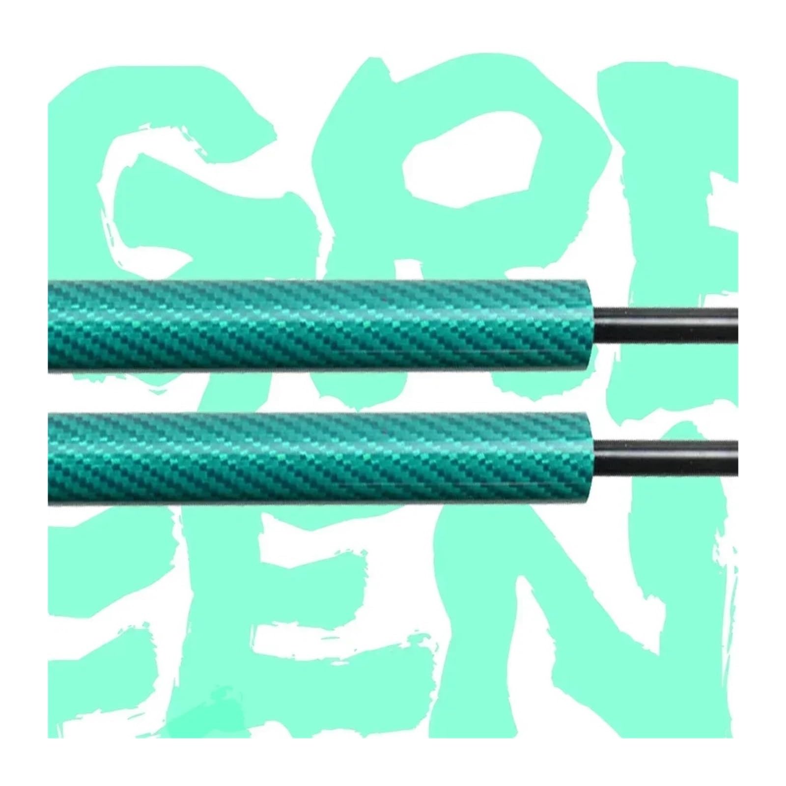 Unterstützung Hydraulikhebel Haube Dämpfer Für Nissan Für Blatt Für ZE1 2017 2018 2019 2020 Gas Strut Lift Unterstützung Vorderen Motorhaube Ändern Motorhauben Gasfeder(Green Carbon Fiber) von LORSKRD