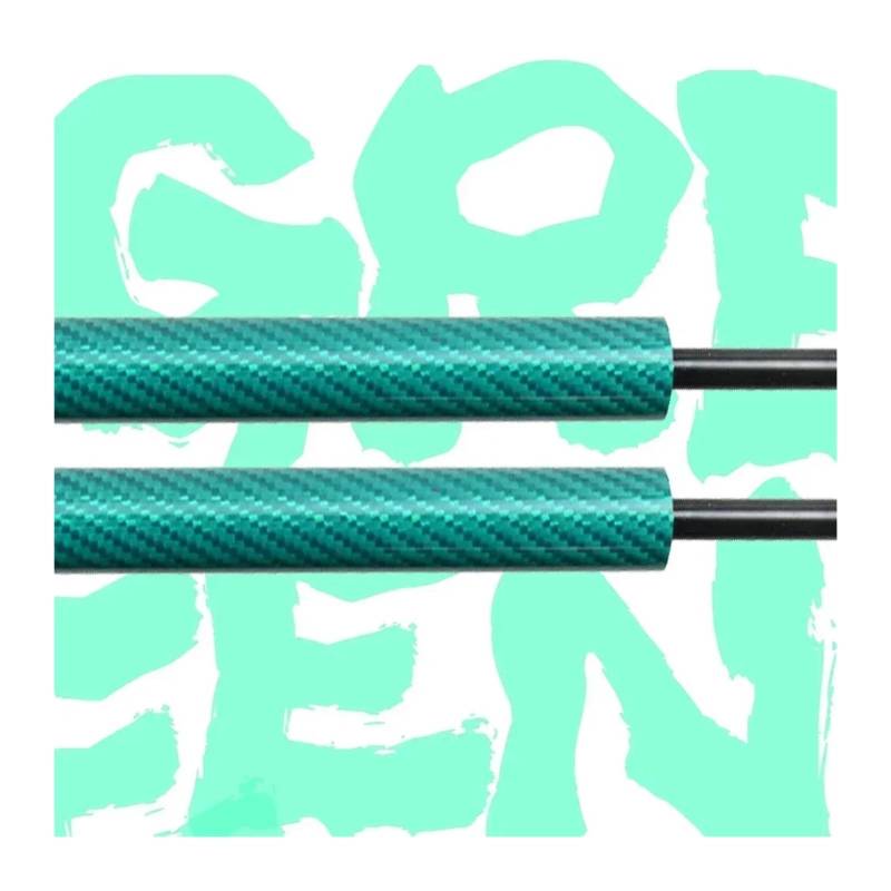 Unterstützung Hydraulikhebel Haube Dämpfer Für Nissan Für Blatt Für ZE1 2017 2018 2019 2020 Gas Strut Lift Unterstützung Vorderen Motorhaube Ändern Motorhauben Gasfeder(Green Carbon Fiber) von LORSKRD