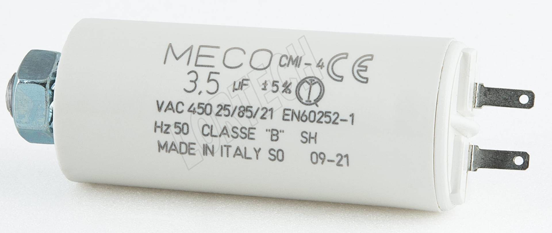 LORTECH Kondensator 3,5 µF für Rollläden, Zylindrisch, Durchsteckmontage, 56 mm, 28 mm, ±10%, Faston-Kabelschuhe 2,8 mm, M8-Schraube LORTECH Kondensator 3,5 µF für Rollläden, Zylindrisch, Durchsteckmontage, 56 mm, 28 mm, ±10%, Faston-Kabelschuhe 2,8 mm, M8-Schraube von LORTECH