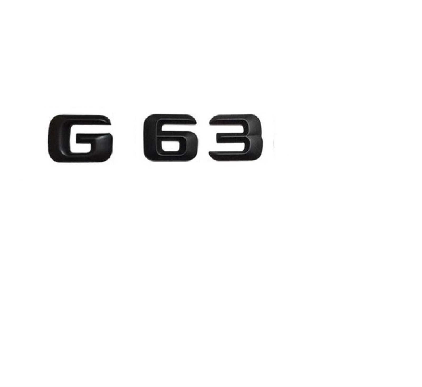 1 Set Matt Black Abs Auto Trunk Hecknummer Buchstaben Wörter Abzeichen Emblem Aufkleber Aufkleber for Mercedes Benz geeignet G63 AMG von LOTOAK