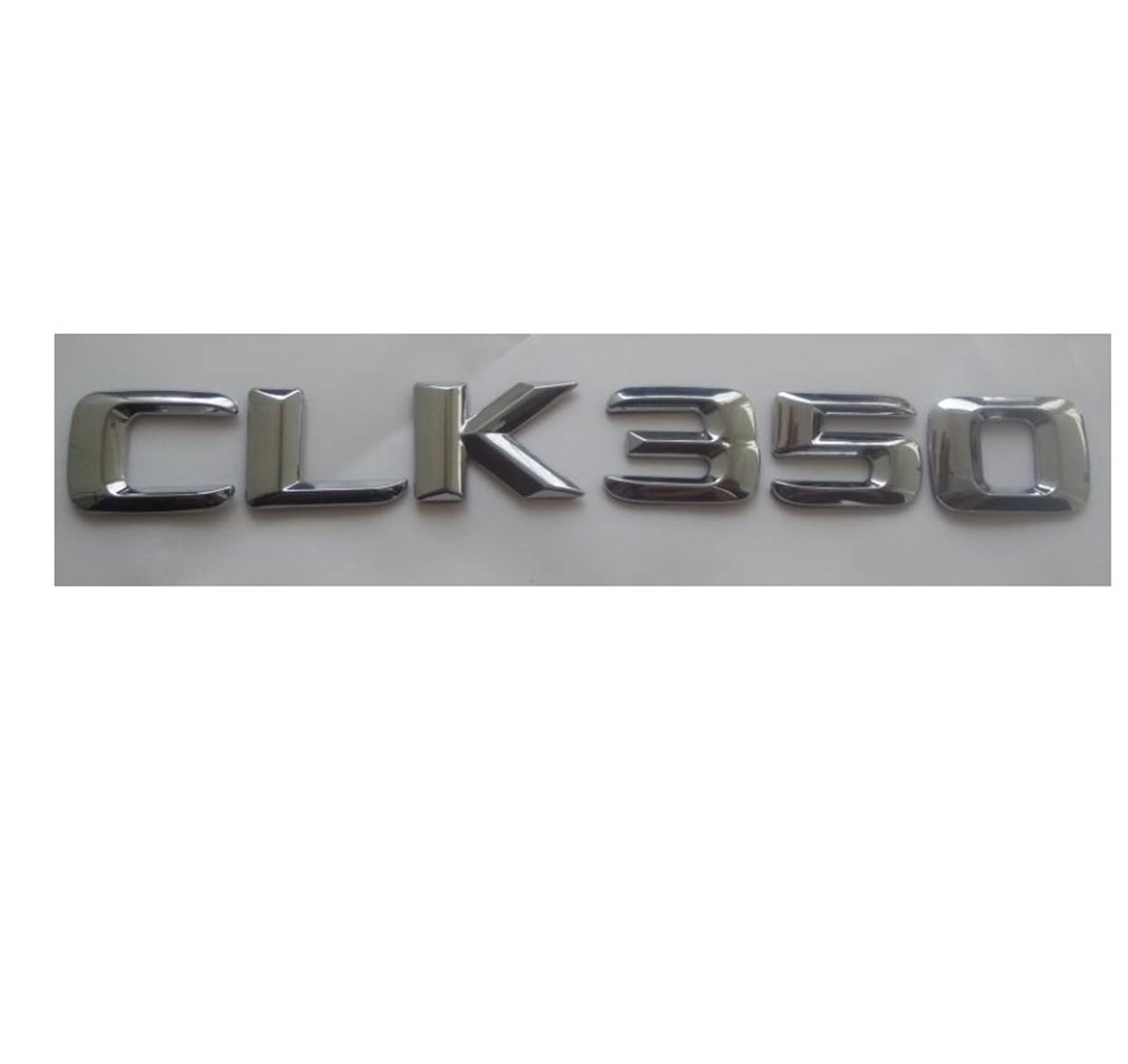 Chrom 3D ABS Kunststoff Kofferraum hinten Buchstaben Worte Abzeichen Emblem Aufkleber Aufkleber passend for Mercedes Benz CLK Klasse CLK350 Chrom 3D ABS Kunststoff Kofferraum hinten Buchstaben Worte Abzeichen Emblem Aufkleber Aufkleber passend for Mercedes Benz CLK Klasse CLK350 von LOTOAK