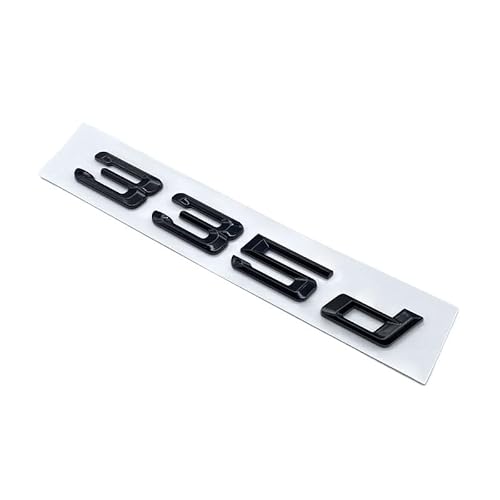 LOTOAK Glänzendes Schwarz 316d 318d 320d 323d 325d 330d 335d 340d Kofferraum-Kofferraum-Emblem Buchstabenabzeichen Auto-Logo kompatibel for BMW 3er F31 F34 E90 E46 (Color : 335d, Size : Glossy Black) LOTOAK Glänzendes Schwarz 316d 318d 320d 323d 325d 330d 335d 340d Kofferraum-Kofferraum-Emblem Buchstabenabzeichen Auto-Logo kompatibel for BMW 3er F31 F34 E90 E46 (Color : 335d, Size : Glossy Black) von LOTOAK