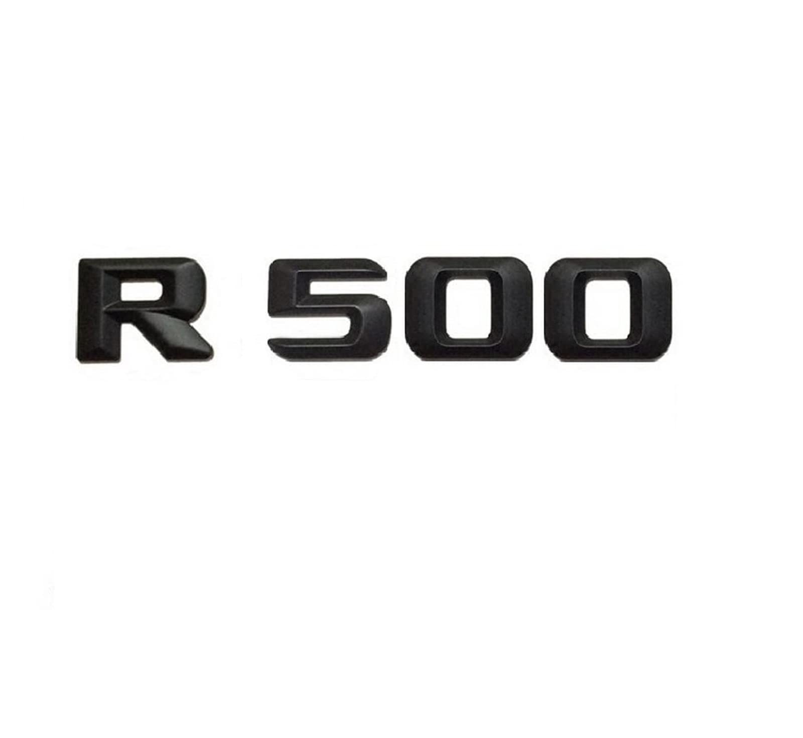 Matt Black R 500" Stamm hinterer Buchstaben Wörter Number Abzeichen Emblem Aufkleber Aufkleber Pass for Mercedes-Benz R Klasse R500 von LOTOAK
