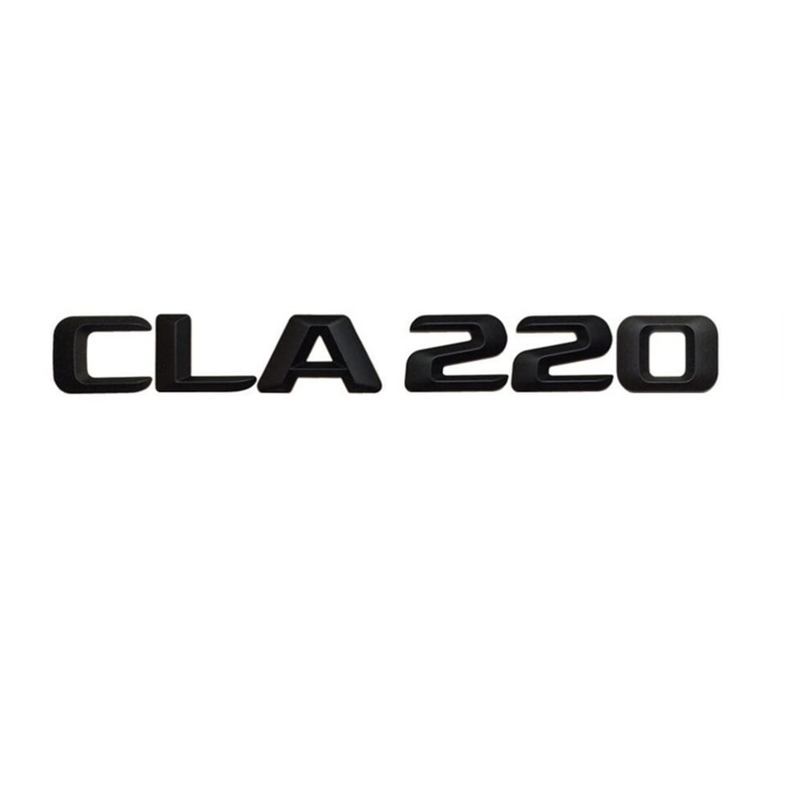 Mattschwarz CLA 220" Auto Trunk Hinterbuchstaben Word Abzeichen Emblem Brief Aufkleber Aufkleber for Mercedes Benz geeignet Cla Klasse CLA220 Mattschwarz CLA 220" Auto Trunk Hinterbuchstaben Word Abzeichen Emblem Brief Aufkleber Aufkleber for Mercedes Benz geeignet Cla Klasse CLA220 von LOTOAK