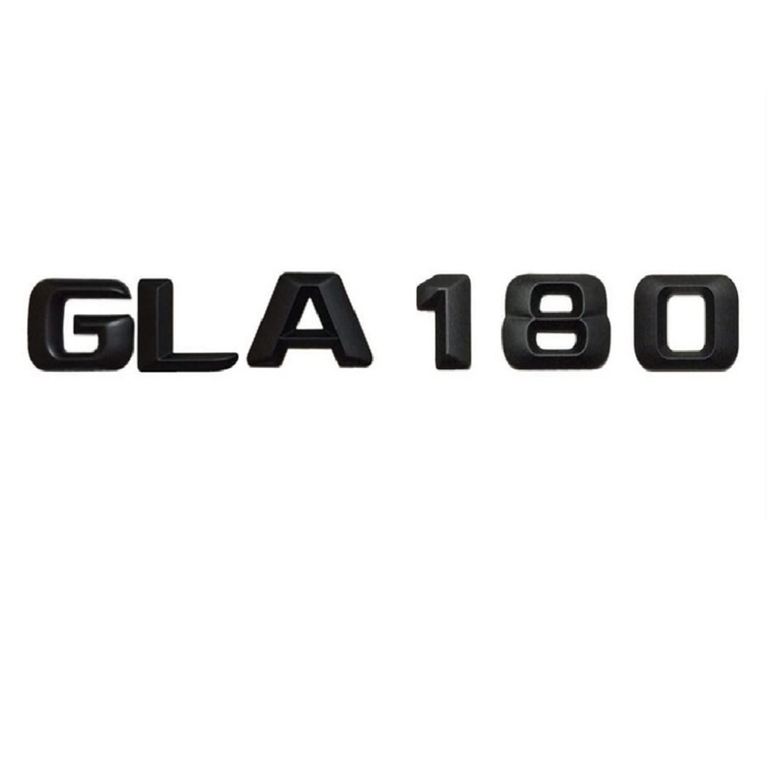 Mattschwarz GLA 180 "Kofferraum hinten Buchstaben Wörter Nummer Abzeichen Emblem Aufkleber Aufkleber passend for Mercedes Benz GLA Klasse GLA180 Mattschwarz GLA 180 "Kofferraum hinten Buchstaben Wörter Nummer Abzeichen Emblem Aufkleber Aufkleber passend for Mercedes Benz GLA Klasse GLA180 von LOTOAK