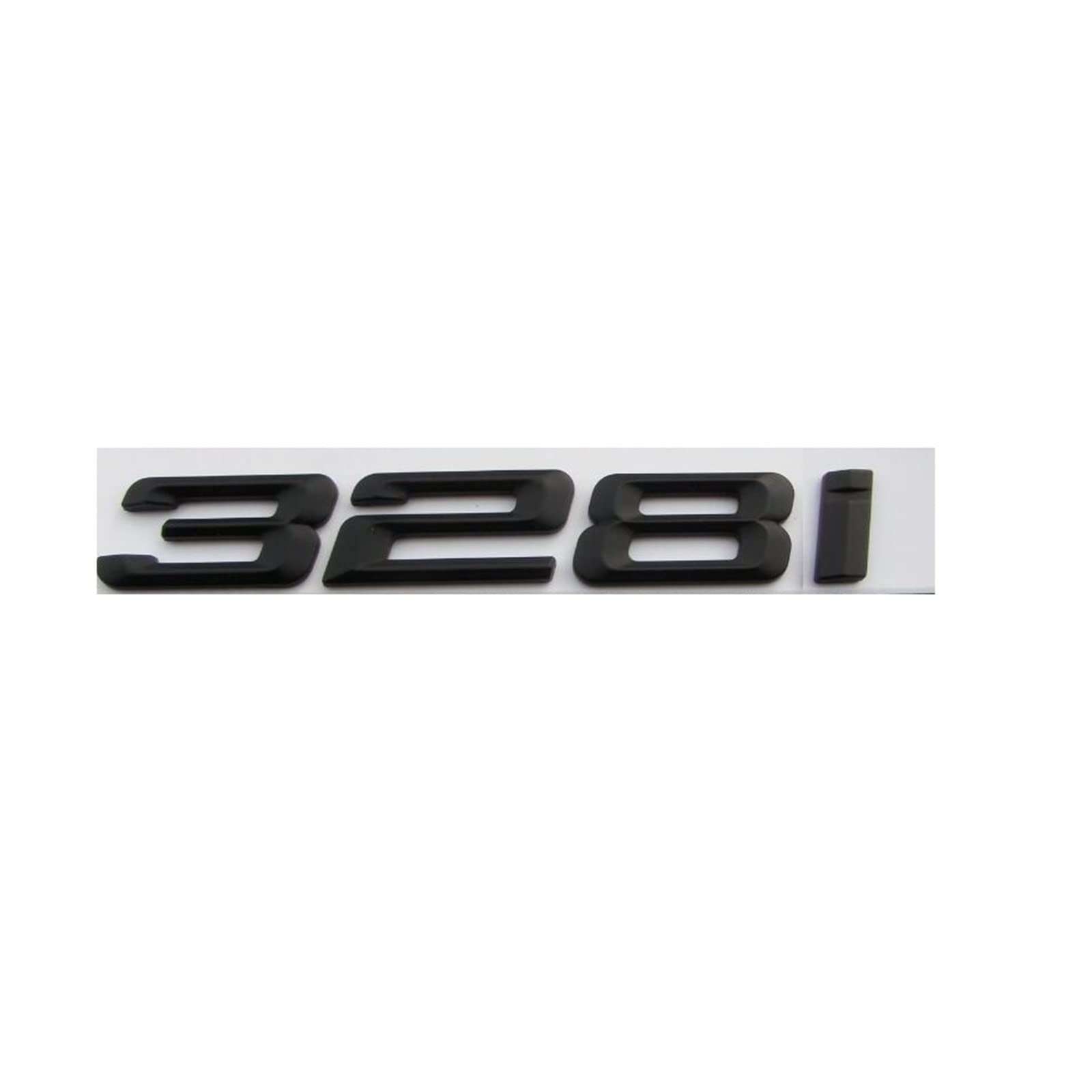 Mattschwarzer ABS-Zahlenbuchstabenwort-Autokofferraum-Abzeichen-Emblem-Buchstaben-Aufkleber-Aufkleber passend for BMW 3er 328i von LOTOAK