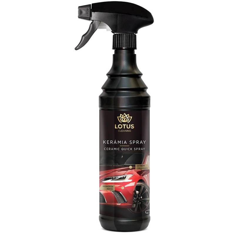 Lotus Keramik QED Spray 600ml – Keramikversiegelung für Autos mit Langanhaltendem Hydrophoben Effekt, Glanzverstärkung und Schutz vor Umwelteinflüssen – Für Nasse und Trockene Oberflächen Geeignet von LOTUS Cleaning