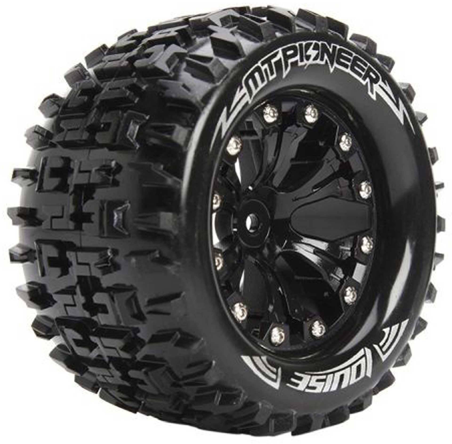LOUISE MT-PIONEER SOFT INKL. FELGEN SCHWARZ 14MM MONSTER TRUCK 2,8 (2) von LOUISE