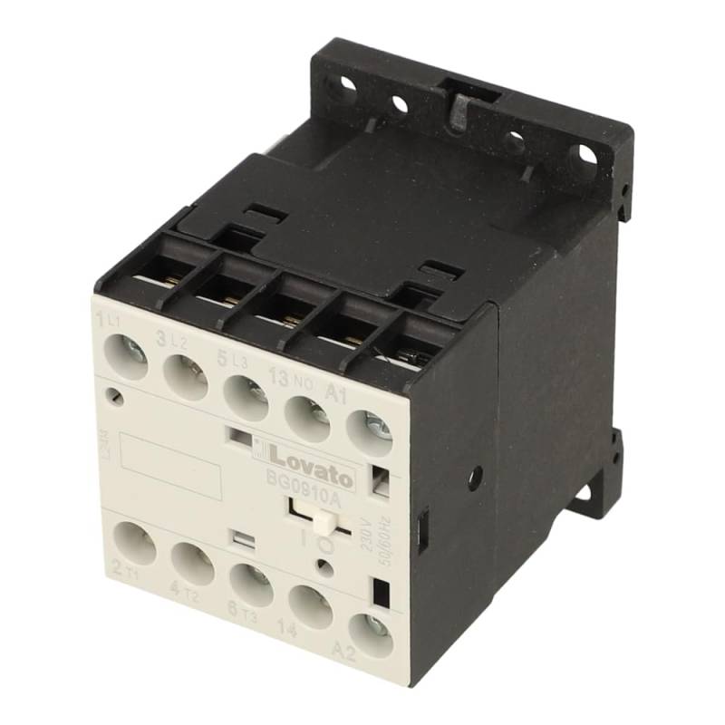 BG09.10A.230VAC | BG0910A230 | 11BG0910A230 | LOVATO MINI CONTACTOR, 9A, 3 POLES, AC3, 1NO AUXILIARY CONTACT, SCREW CLAMP von LOVATO