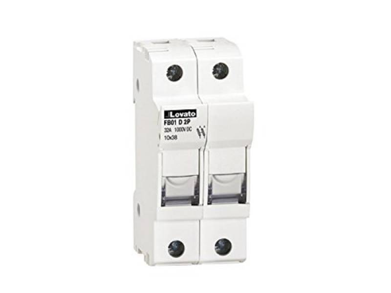 LOVATO electric GmbH LOVATO FB01D2P PHOTOVOLTAIK-Sicherungshalter 2-polig für 10x38 Si 1000VDC 32A von LOVATO