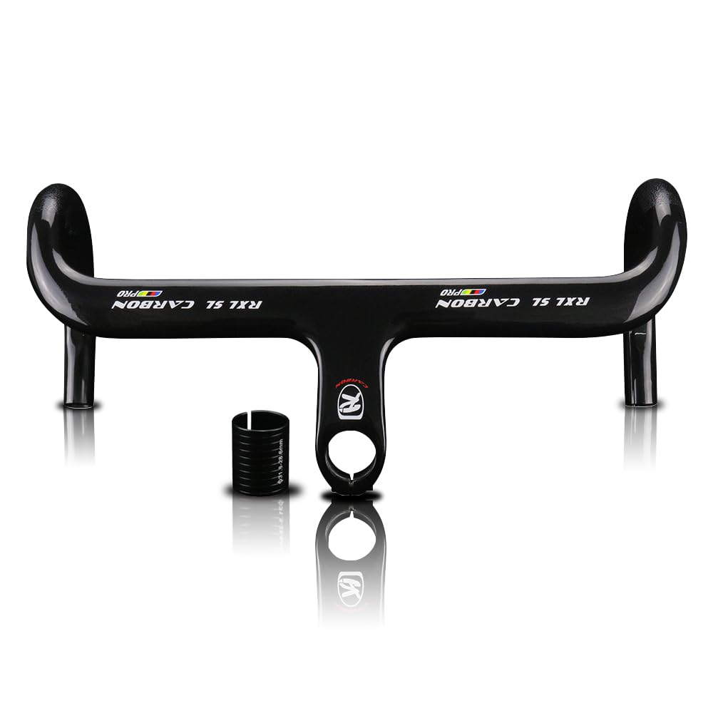 LOVEJIA Carbon Rennrad Lenker 31.8MM UD Glänzend 420x110mm Integrierter Carbon Rennradlenker LOVEJIA Carbon Rennrad Lenker 31.8MM UD Glänzend 420x110mm Integrierter Carbon Rennradlenker von LOVEJIA