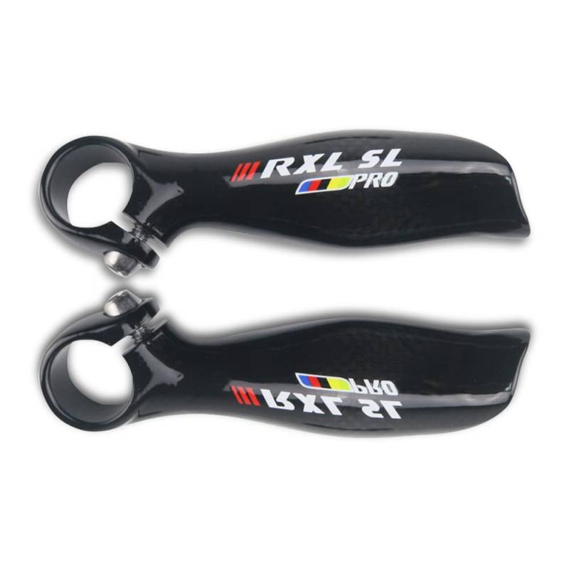 RXL SL mtb lenker Fahrradlenker Endgriff triathlon lenker bullhorn 22.2 mm MTB Lenkerhörnchen Carbon Fahrrad Bar Ends 3k glänzend Fahrradlenkern von LOVEJIA