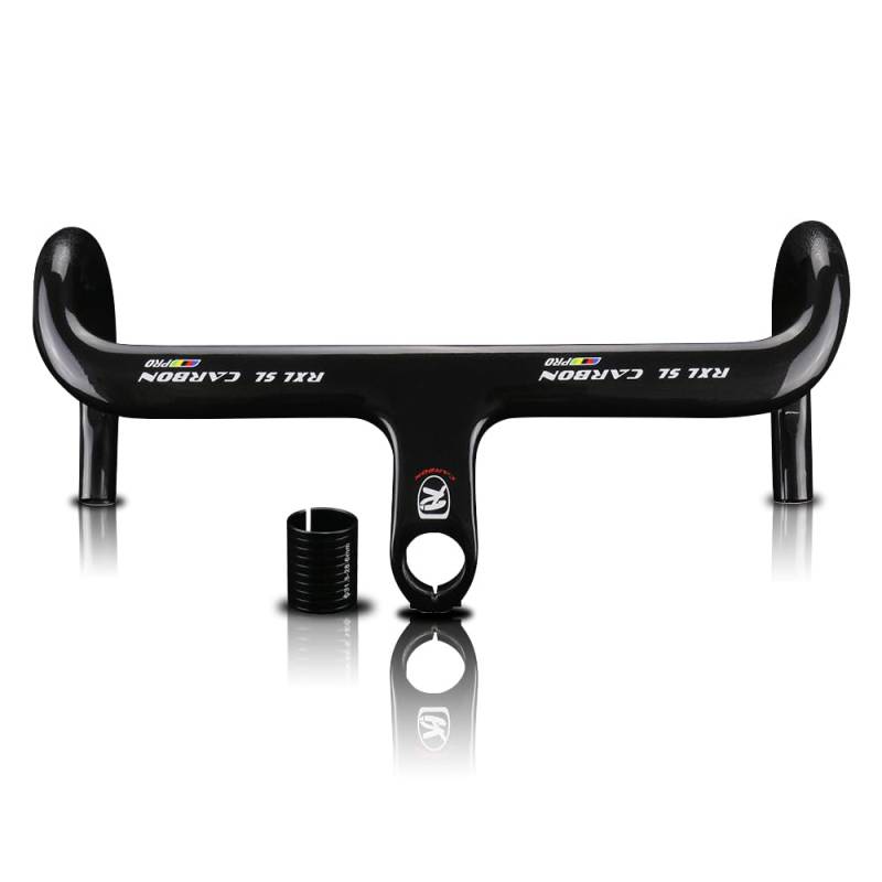 LOVEJIA Carbon Rennrad Lenker, 400x90mm, Schwarz, UD glänzend/matt, 31.8mm, 320g±10g, Kohlefaser, Straßenrad, Rennrad Lenker Carbon Aero von LOVEJIA