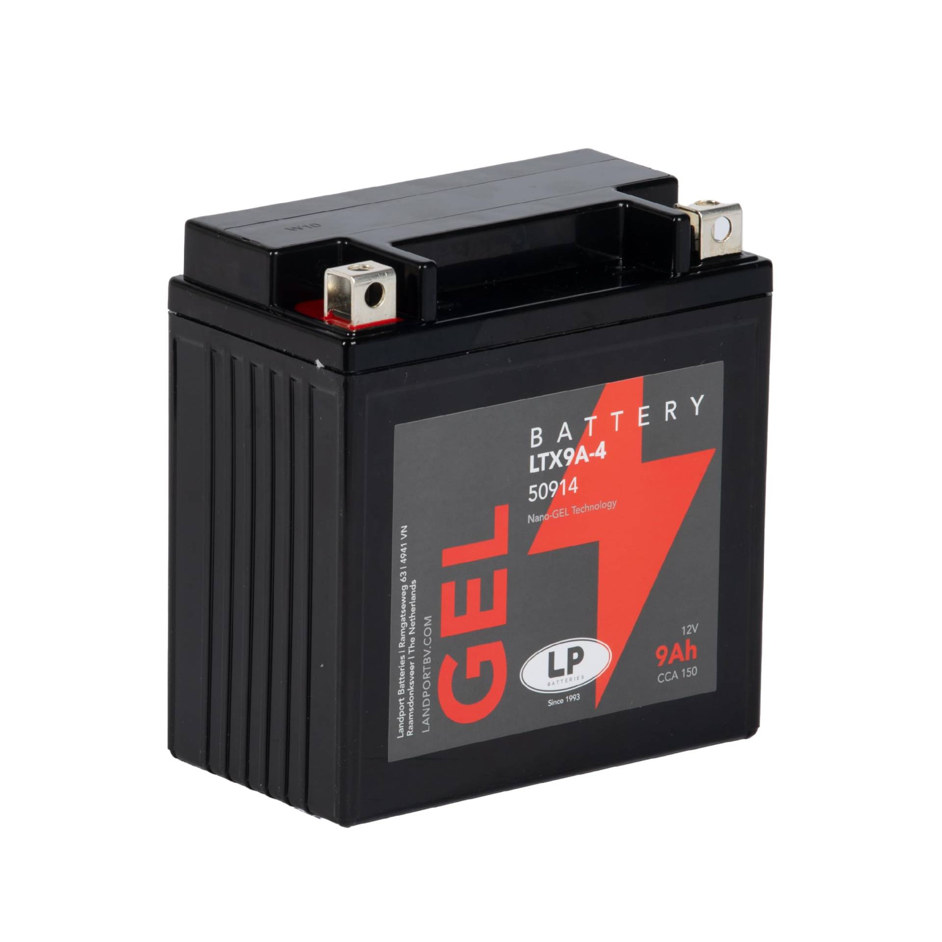 LANDPORT Batterie 12V 10Ah LTX9A-4 Gel kompatibel für Aprilia Atlantic Classic, RS 125 Extrema, Ducati Monster, Honda CB, Kawasaki ZX-10R LANDPORT Batterie 12V 10Ah LTX9A-4 Gel kompatibel für Aprilia Atlantic Classic, RS 125 Extrema, Ducati Monster, Honda CB, Kawasaki ZX-10R von LP BATTERIES