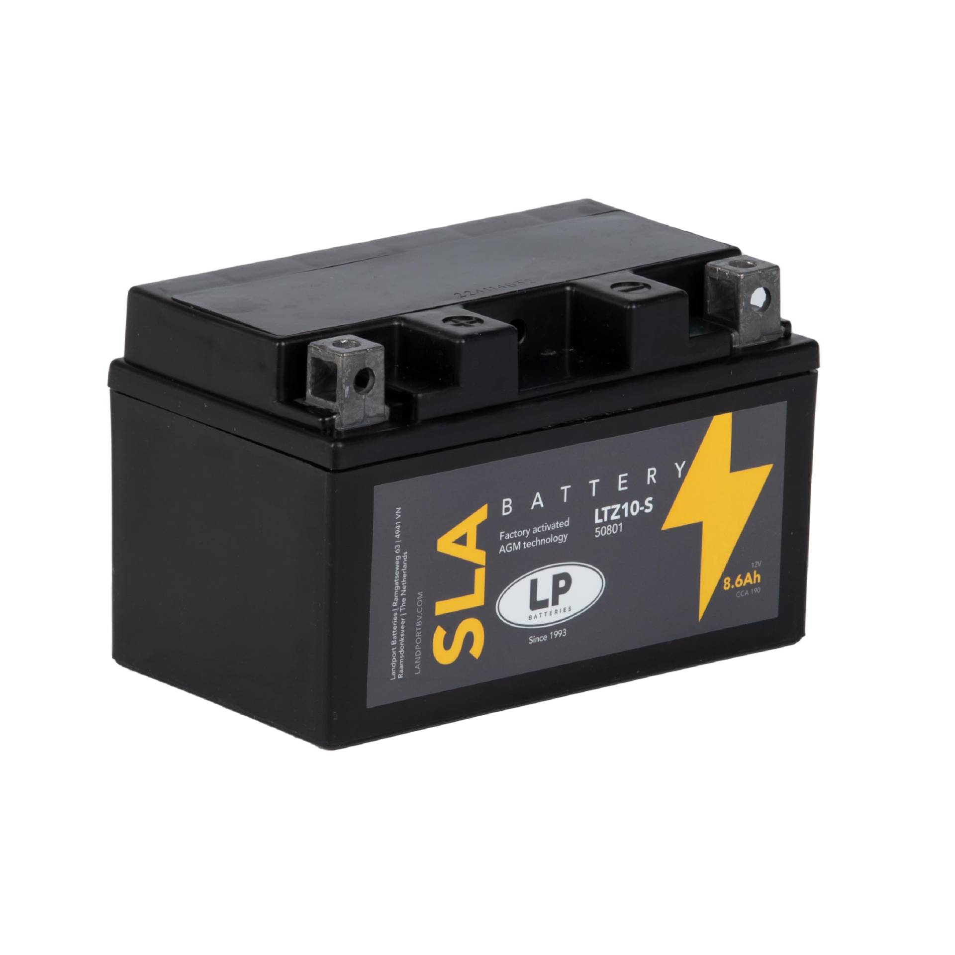 LANDPORT Batterie 12V 8,6Ah SLA LTZ10-S SLA kompatibel für Aprilia Mojito, RSV4 1000 Factory, BMW S 1000 RR, Honda CB 1000 F Super Four von LP BATTERIES