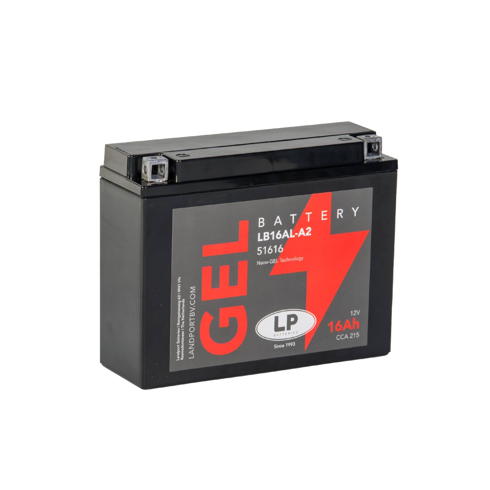 LANDPORT Batterie Gel LB16AL-A2 12V 16 Ah kompatibel für Ducati 851 S, SL900, Sport 750, Supersport 750, Yamaha VMX-12, XV 750 Virago LANDPORT Batterie Gel LB16AL-A2 12V 16 Ah kompatibel für Ducati 851 S, SL900, Sport 750, Supersport 750, Yamaha VMX-12, XV 750 Virago von LP BATTERIES