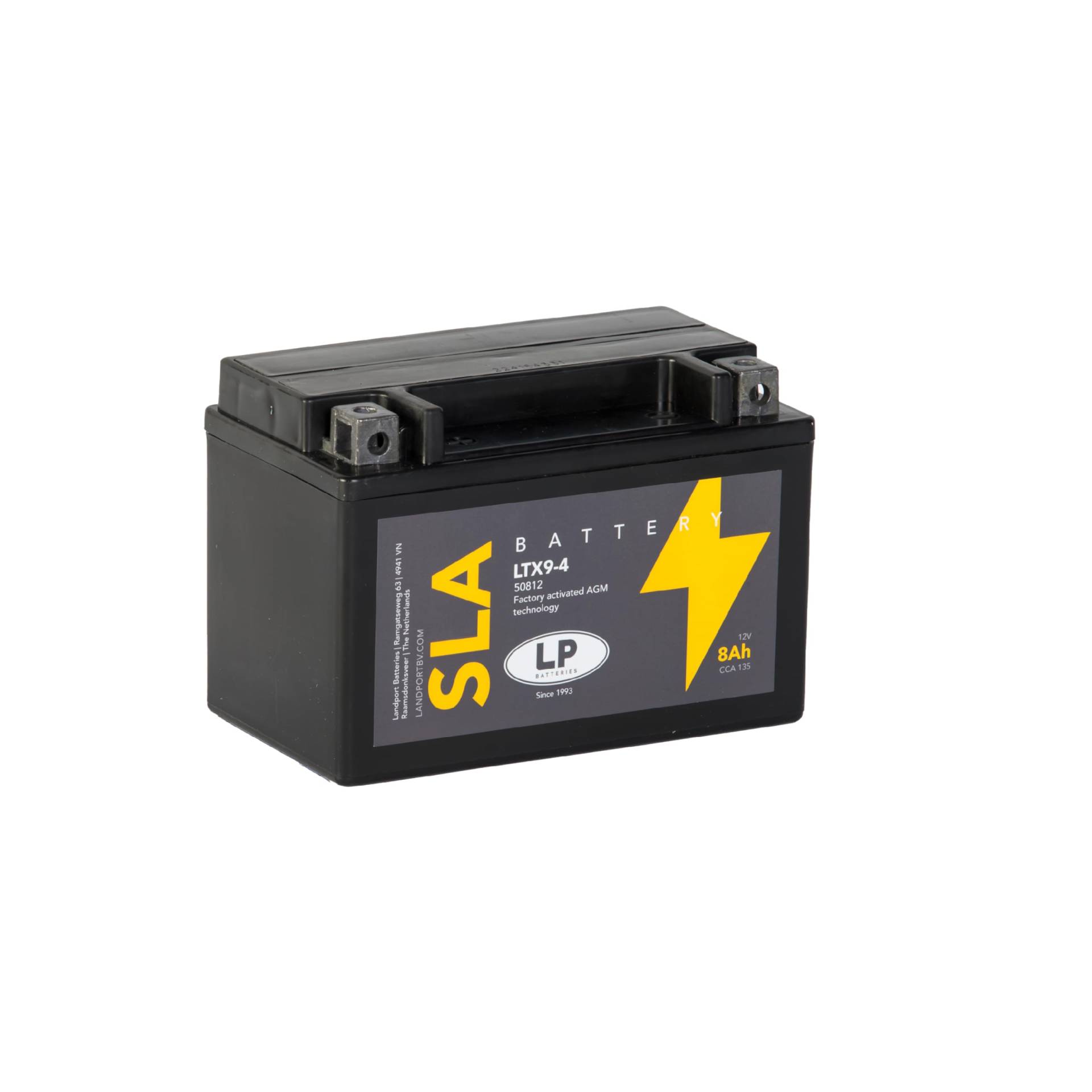 Motorrad Powersport SLA Batterie 12V 8Ah (10 Std.) 135CCA Landport - MS LTX9-4 von LP BATTERIES